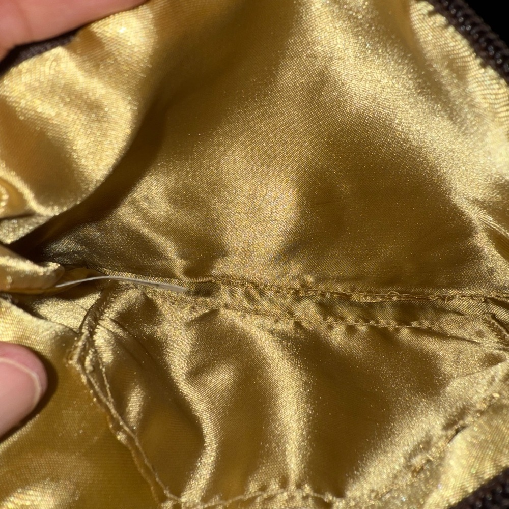 Jessica Moore Brown Faux Leather Wristlet Clutch - Picture 4 of 4